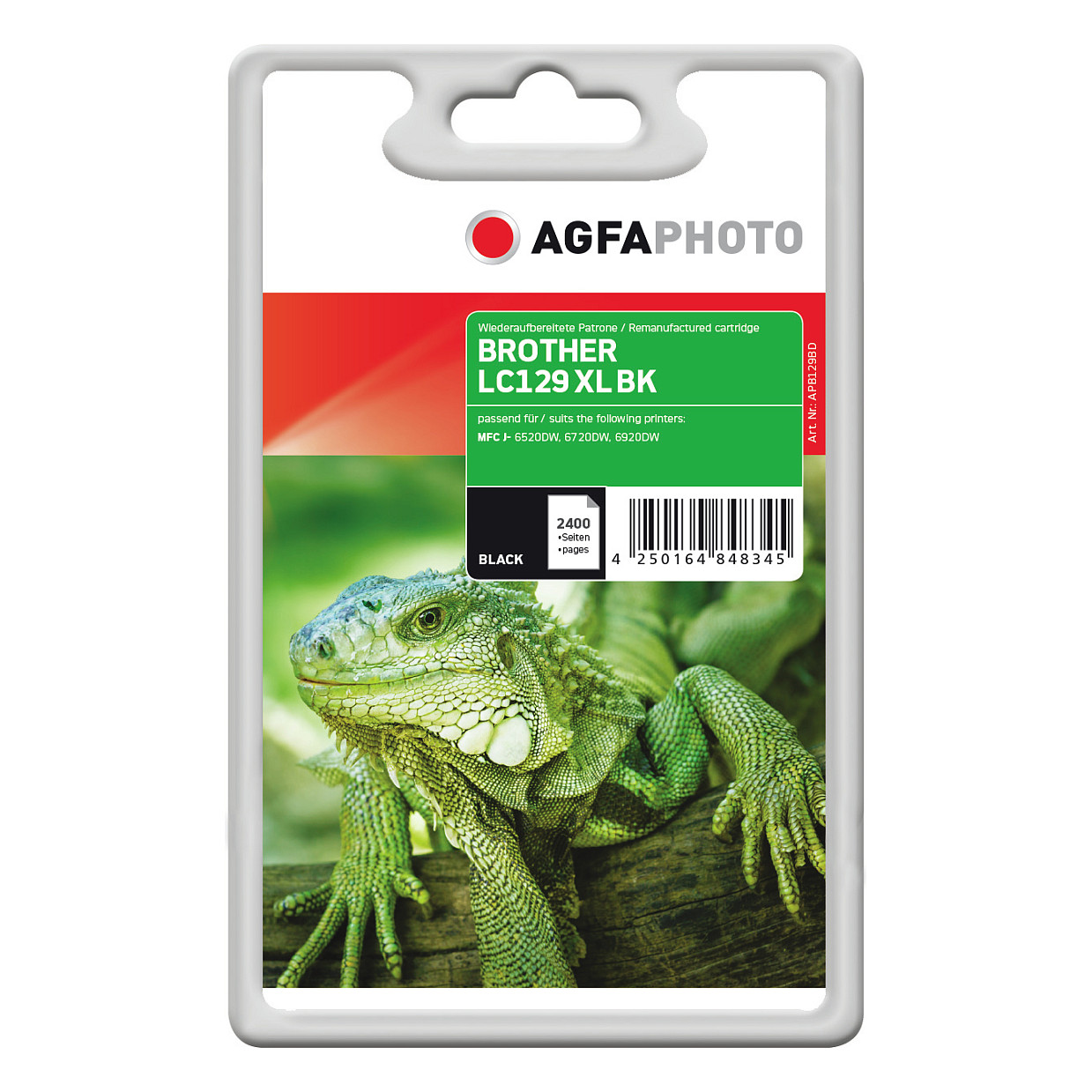AgfaPhoto APB129BD ink cartridge Tinte / Toner kompatibel