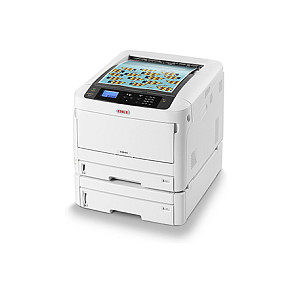 LED OKI C800 Series C844dnw - Drucker - Farbe - Duplex - LED - A3 - 1200 x 1200 dpi - bis zu 36 Seiten/Min.