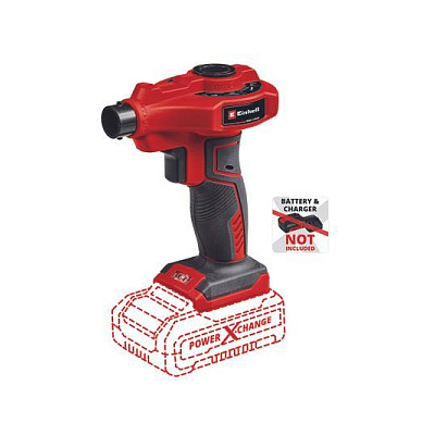 Power X-Change Akku-Luftpumpe CE-AP 18 Li-Solo, 18Volt (rot/schwarz, ohne Akku und Ladegert)