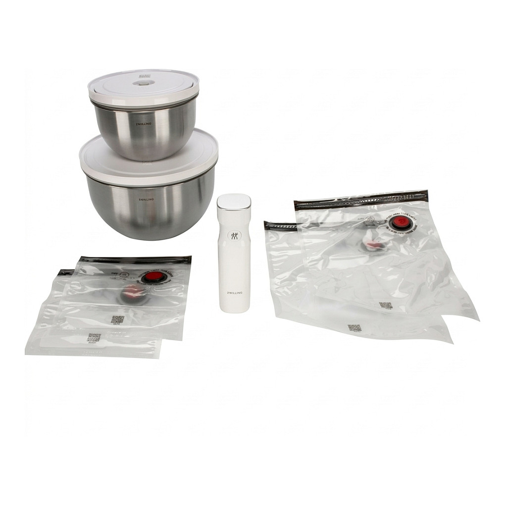 Fresh&Save Bowl Vakuum Starter-Set 9.tlg. Edelstahl