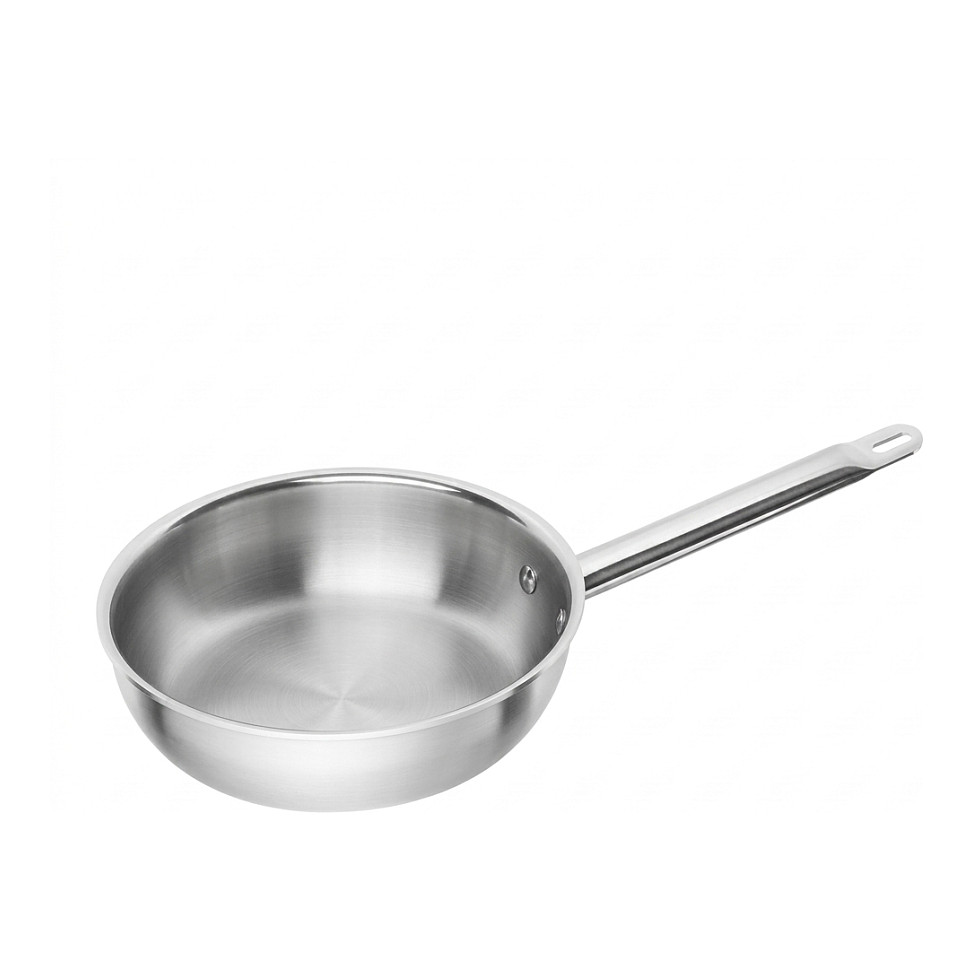 Pro Bratpfanne 18/10 Edelstahl silber 24 cm
