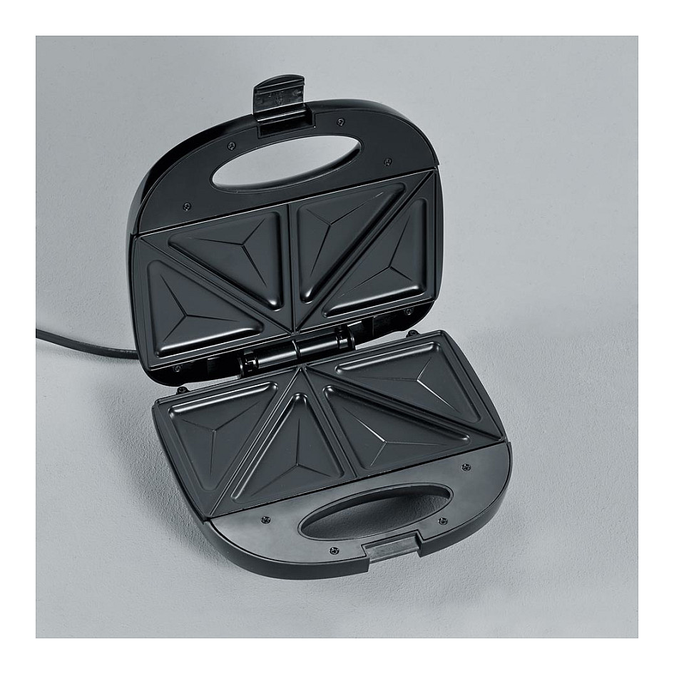 SA 2969 Sandwich-Toaster, ca. 600 W, schwarz/edelstahl