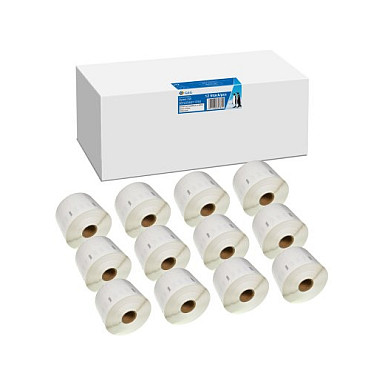 G&G Etikettenrollen für Etikettendrucker ersetzt DYMO 11354/S0722540 weiß, 57,0 x 32,0 mm Zubehör Drucker