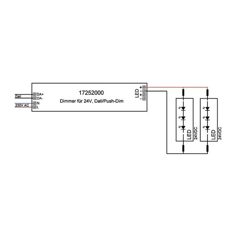 Brumberg 17252000 Netzgerät rechte. ws DALI 150W 230V