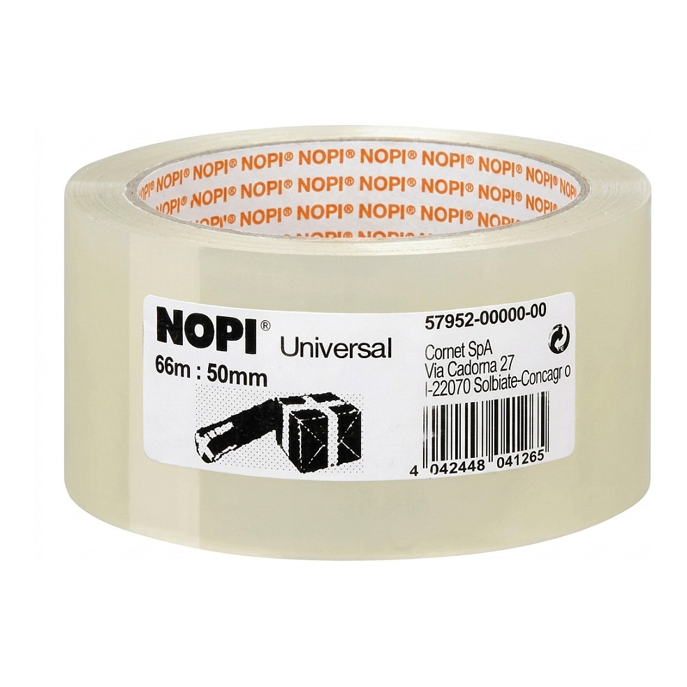 NOPI Universal (4040) Packband 50 mm x 66 m transparent Werkzeuge