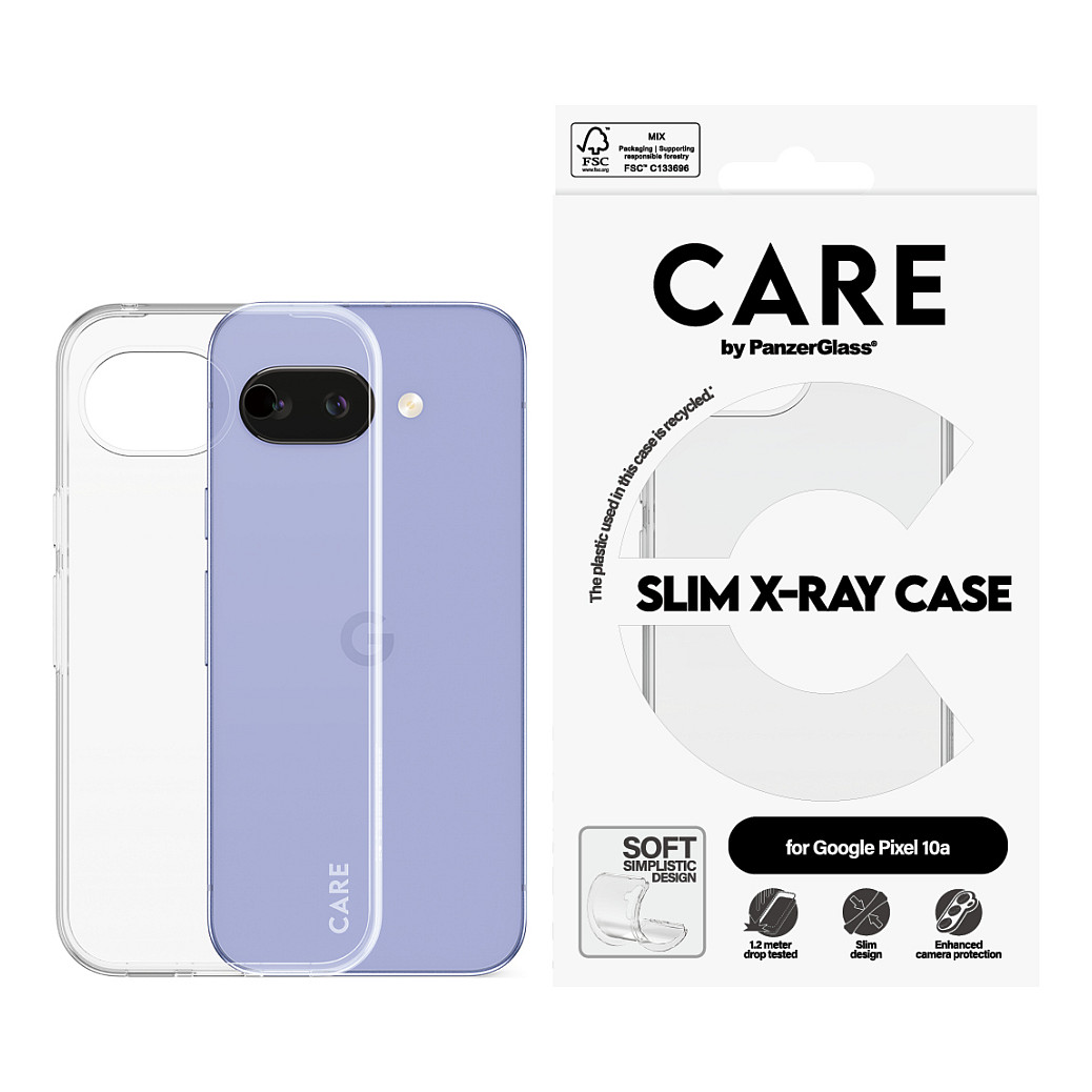 PanzerGlass CAREâ„¢ by ® X-Ray Case Google Pixel 10a 5G mobile phone case