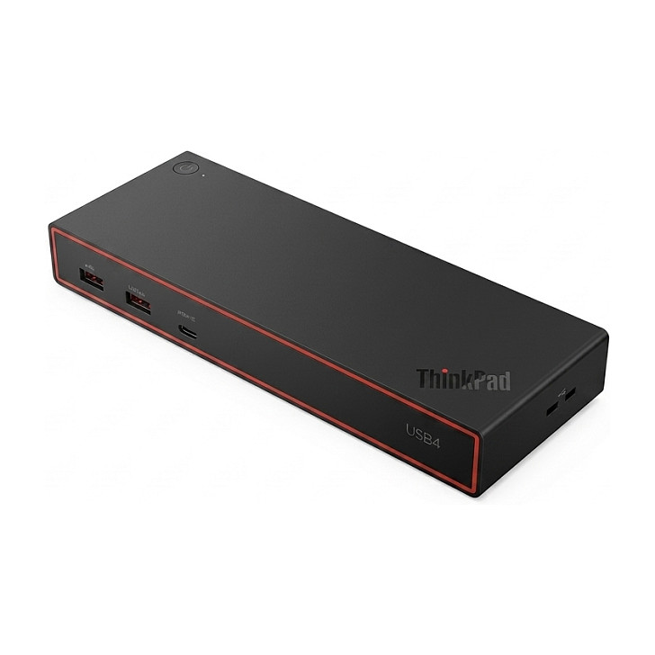 D Lenovo ThinkPad USB4 Dock 5000 - 8K/60Hz, 4K/144Hz, 2x DP, 1x HDMI, 4x USB-A (10Gbps) 2x USB-C, Gbit-LAN, 100W PD 3.1, 135W Netzteil
