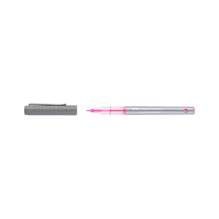 FABER-CASTELL Free Ink Tintenroller grau 0.7 mm Schreibfarbe: Pink