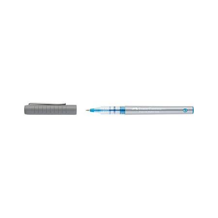 FABER-CASTELL Free Ink Tintenroller grau 0.7 mm Schreibfarbe: Blau