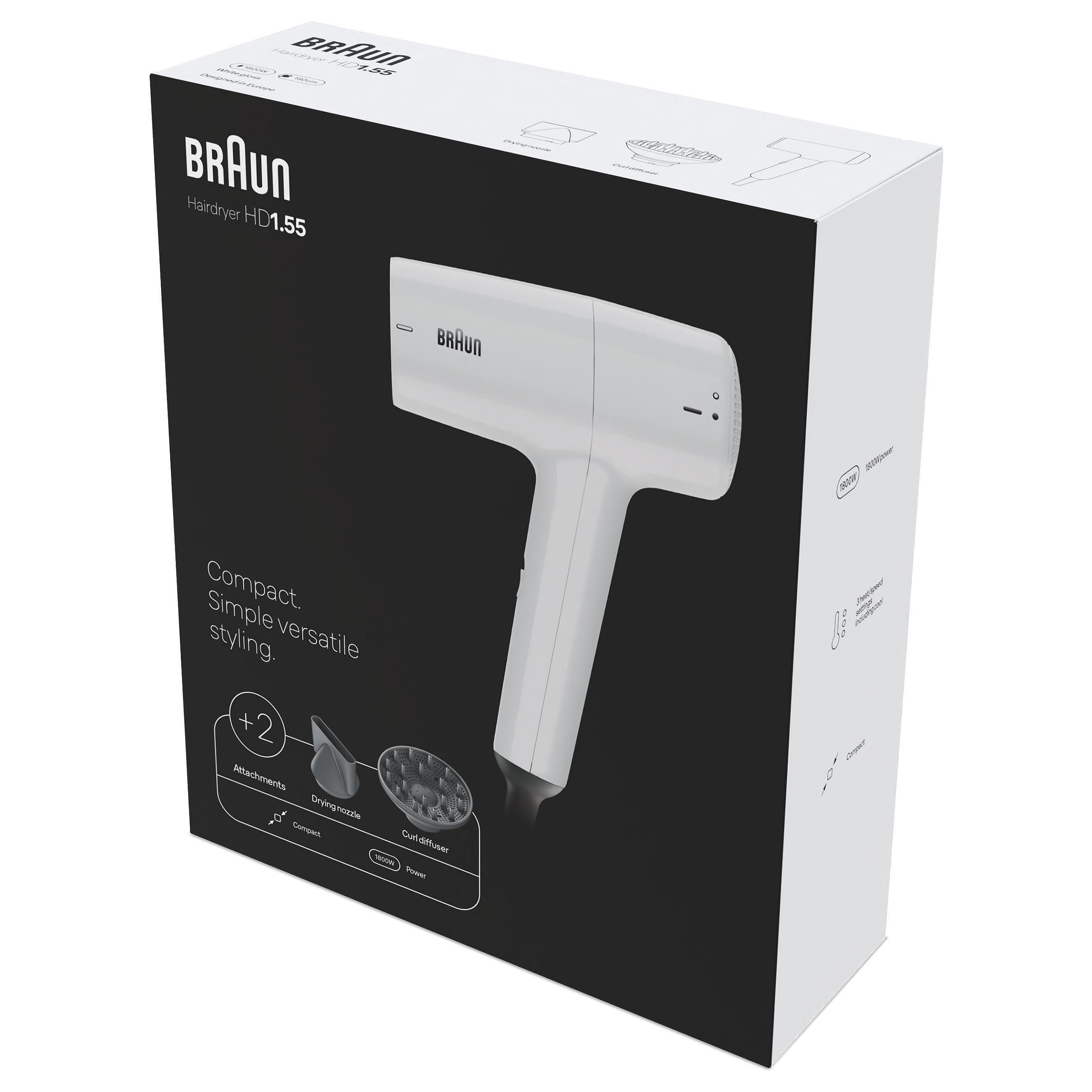Braun HD1.55 hair dryer