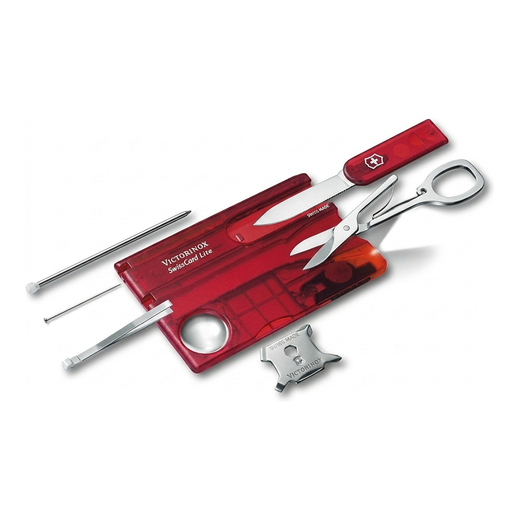 SWISSCARD LITE rot transparent