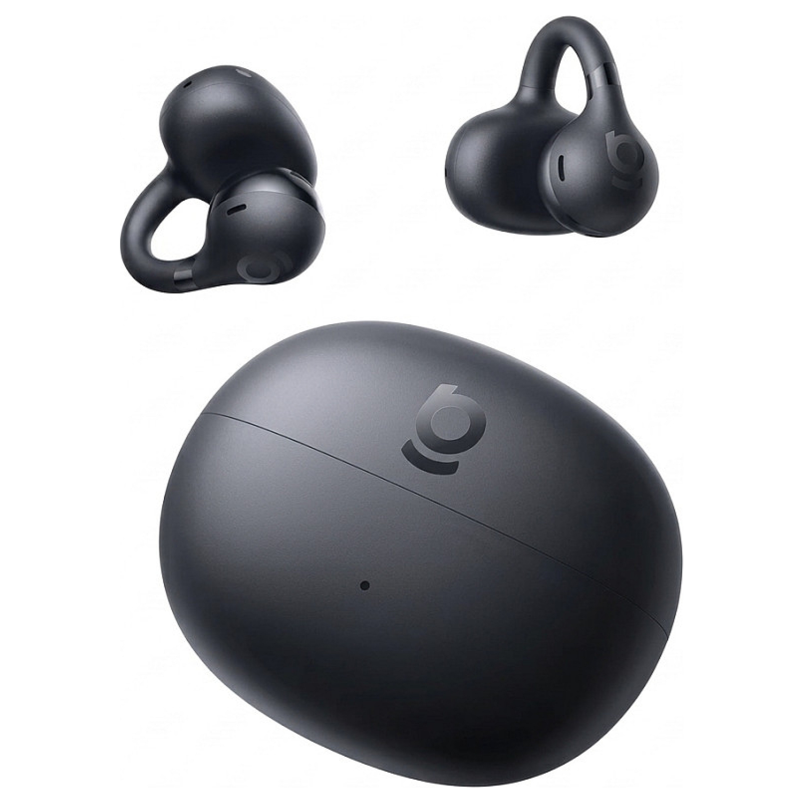 Bass BC1 Open-Ear TWS Clip-on Type Cluster Black Smartphone Zubehör