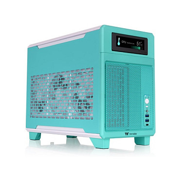 Thermaltake TR100 Mint Strawberry Mini-Tower Gaming-Gehäuse Minze, Erdbeere