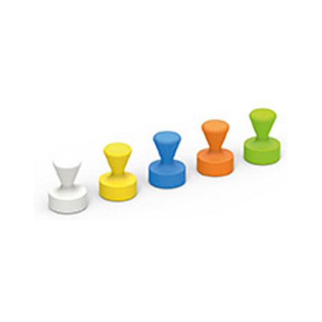 MAUL Neodym-Kegelmagnet, Durchmesser: 12 mm, farbig sortiert