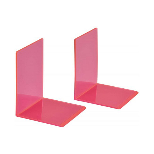 Maul Buchstütze 3513621 Produktabmessung, Höhe:130 mm Neonpink 2 St.