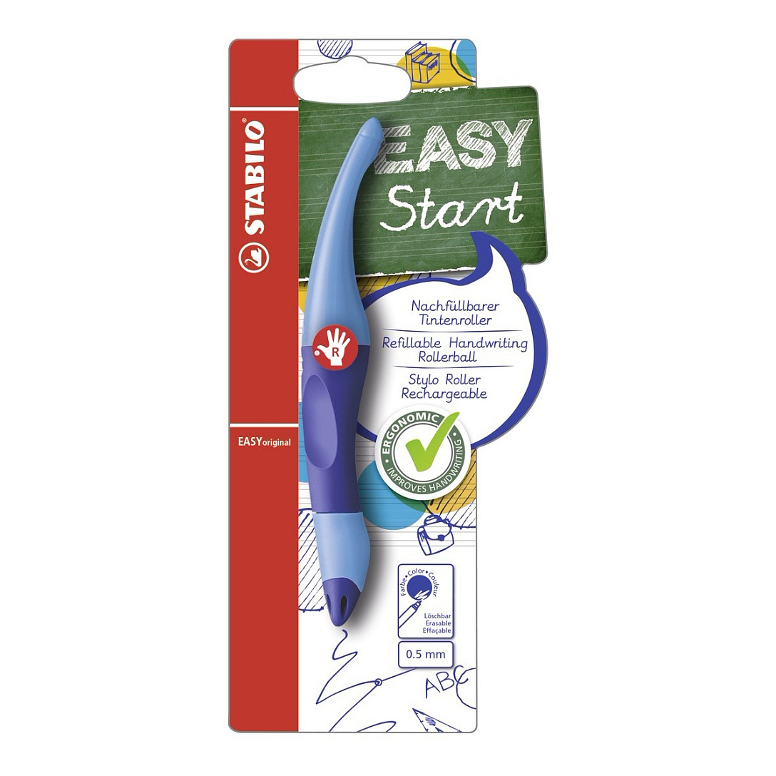 STABILO Smove Easy Tintenroller 0.5 mm Blau Tinte