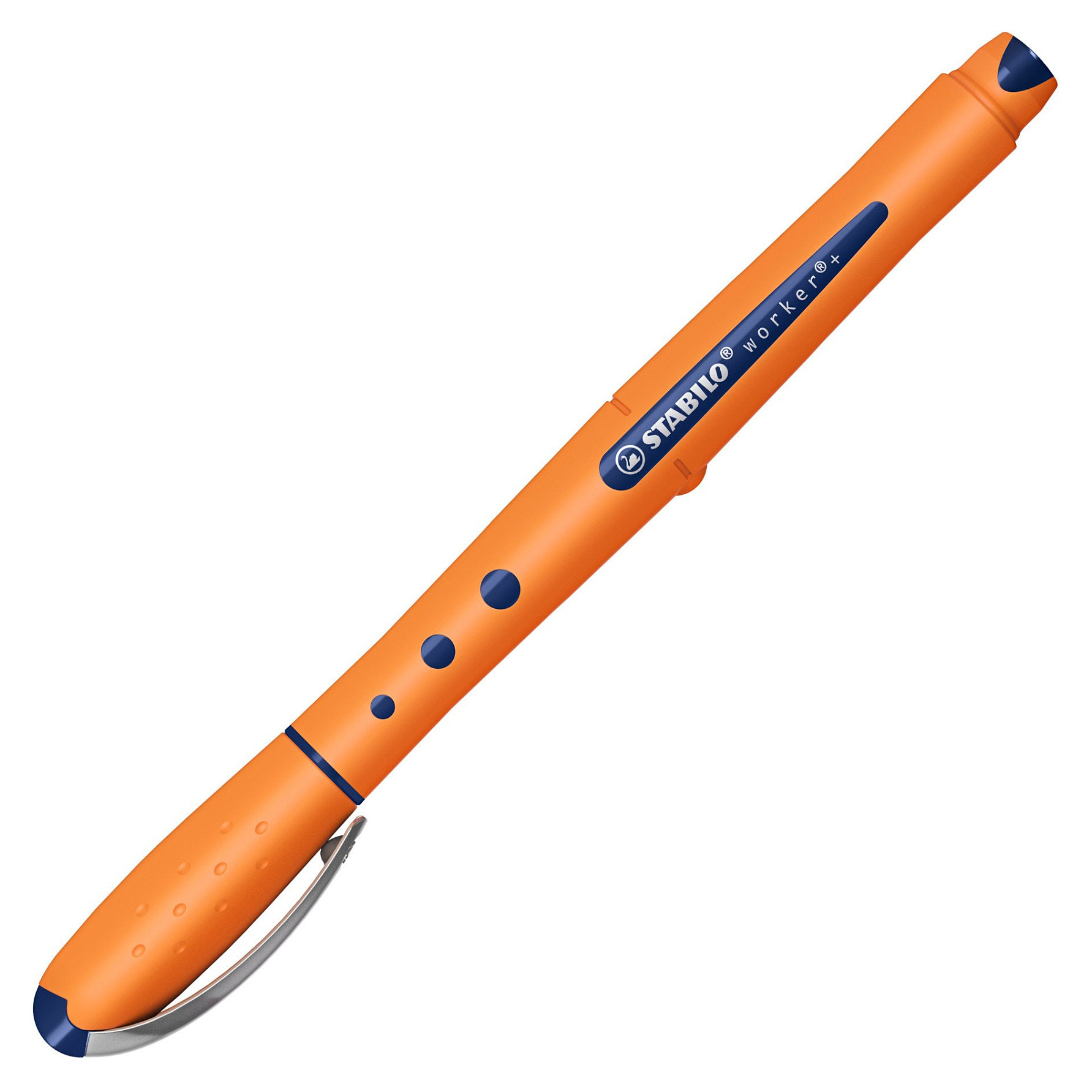 STABILO worker+ Tintenroller medium - 0,5 mm - blau Tinte