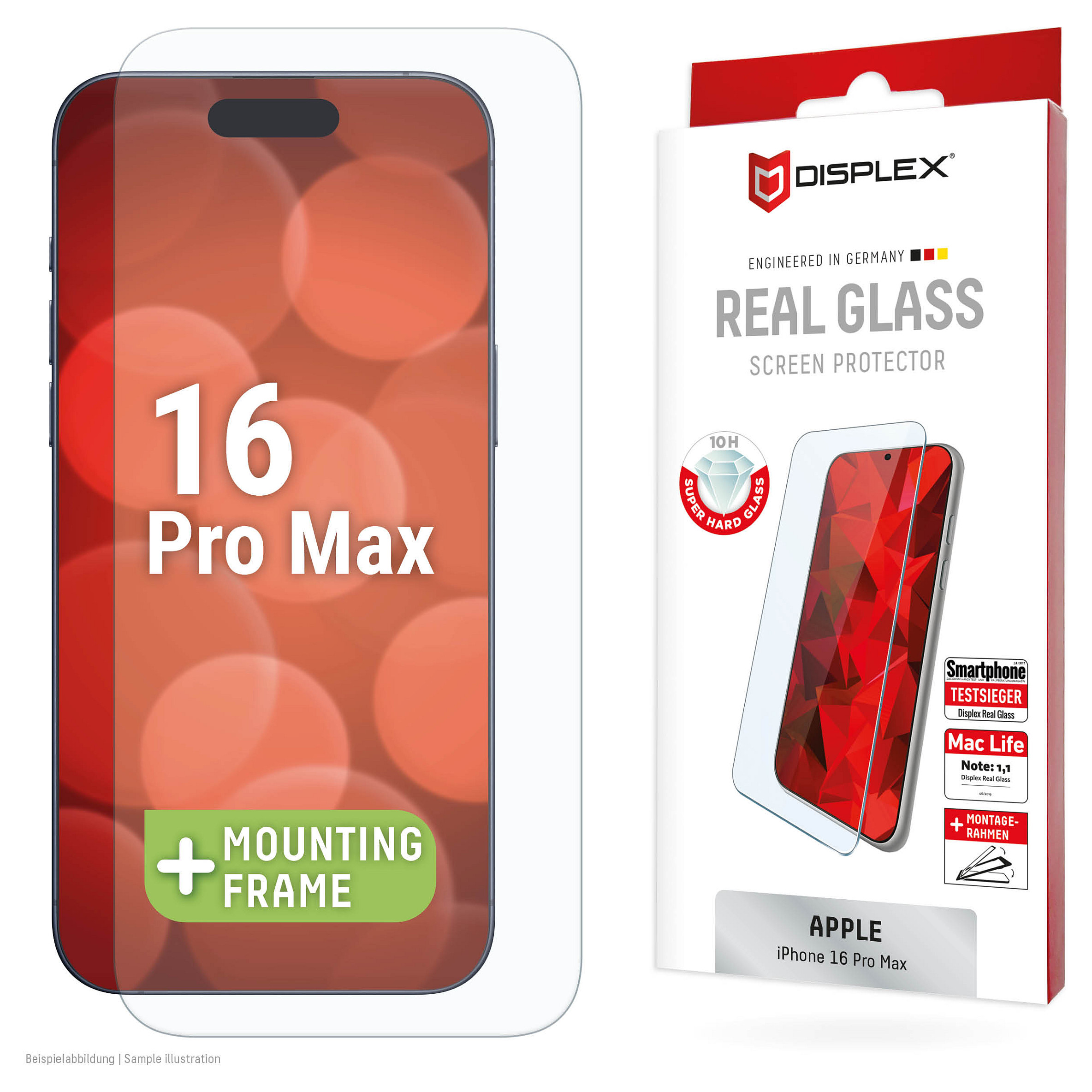 Displex 01996 mobile phone screen/back protector Smartphone Zubehör