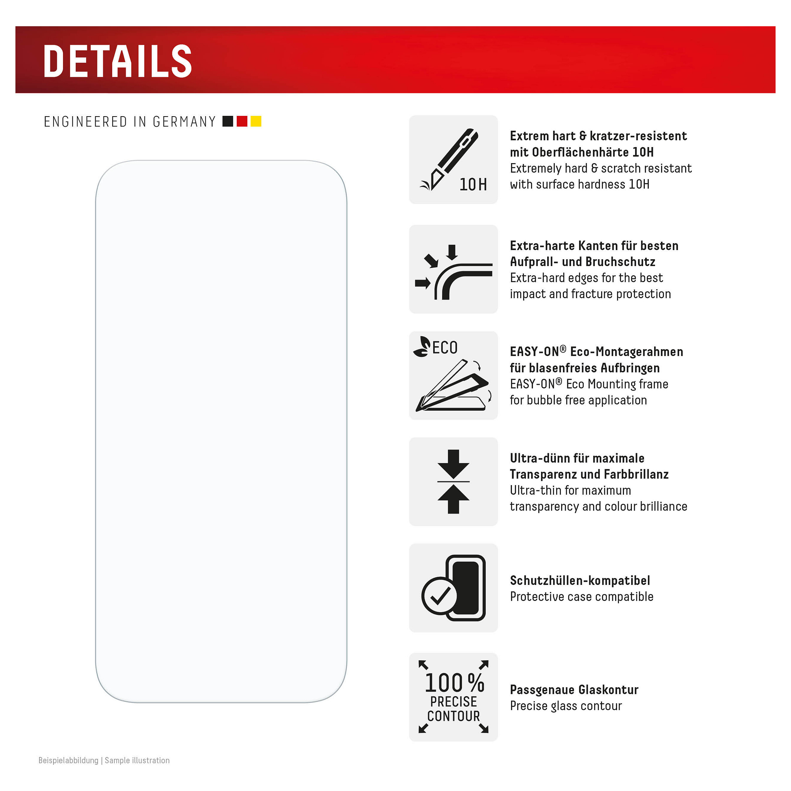 Displex 01996 mobile phone screen/back protector