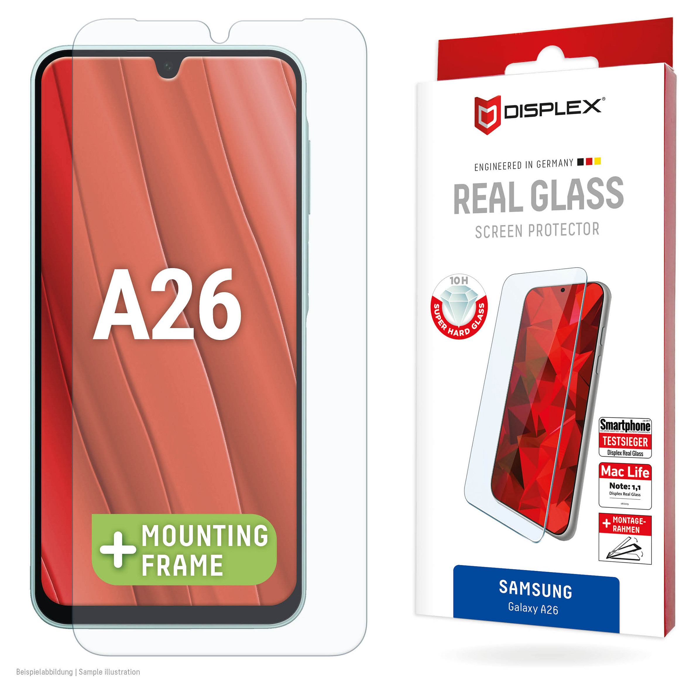 Displex 02066 mobile phone screen/back protector Smartphone Zubehör