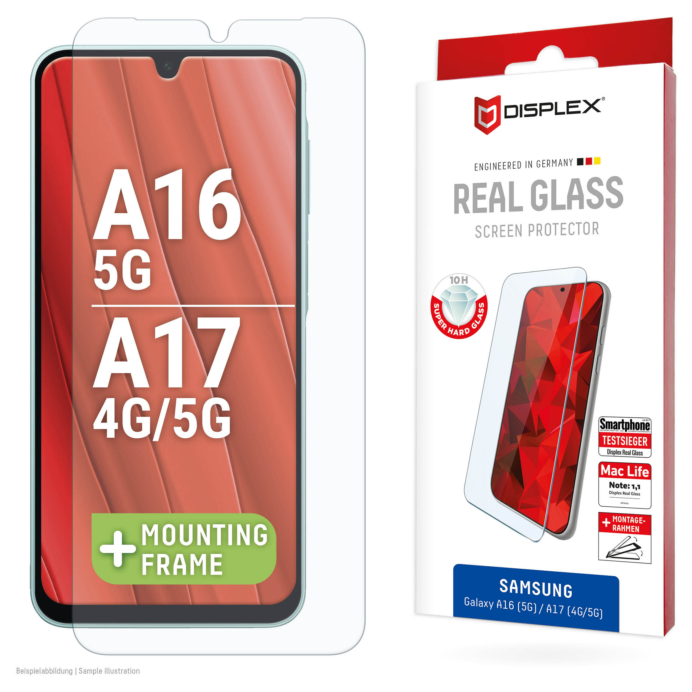 Displex 02199 mobile phone screen/back protector Smartphone Zubehör