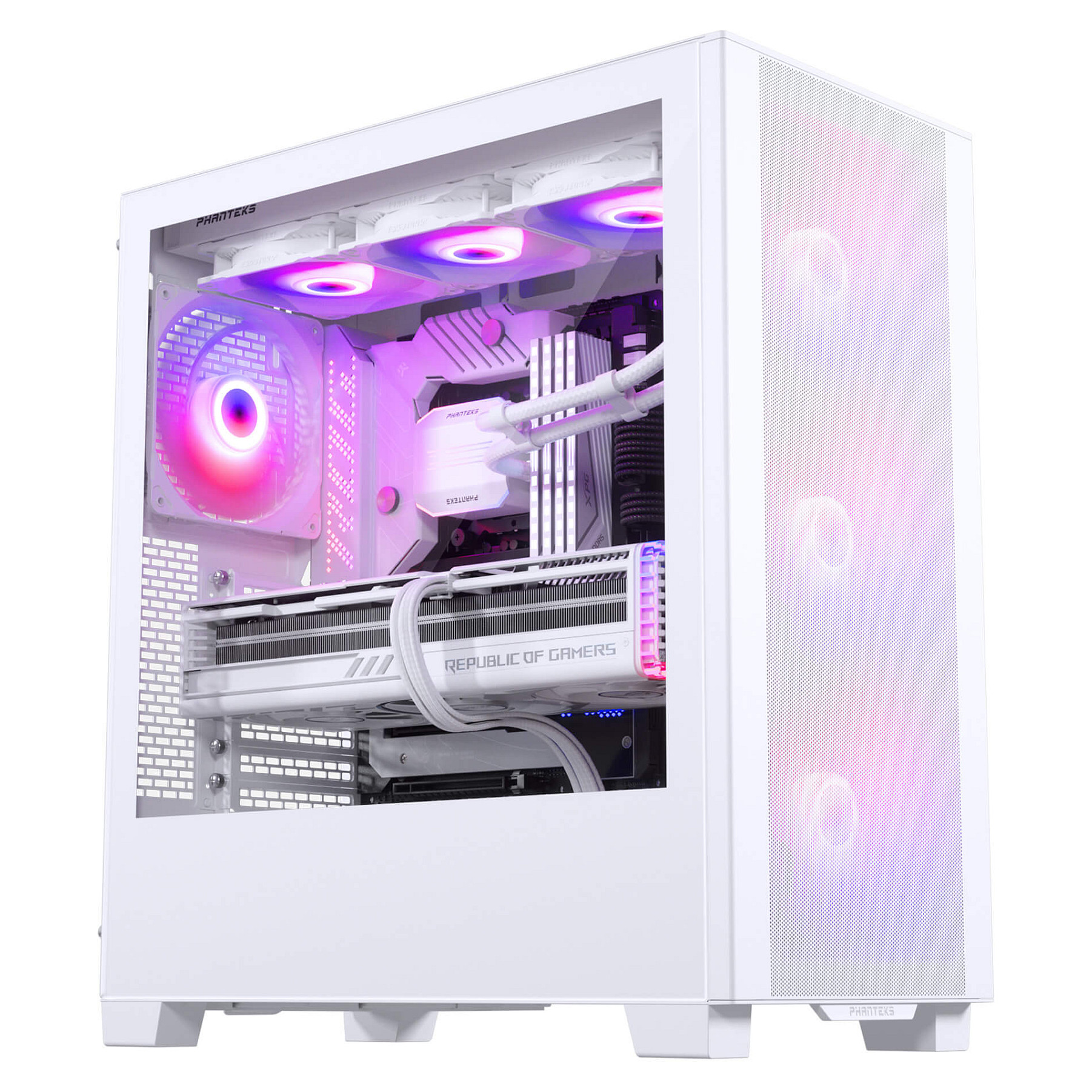 Phanteks XT Pro Ultra (weiß, Tempered Glass)