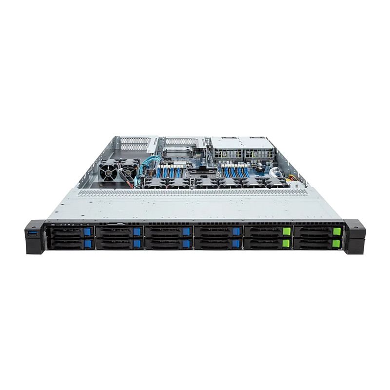 Server Gigabyte Barebone R163-SG2-AAC1-1.X Rack Server 1U Single Sockel 4677