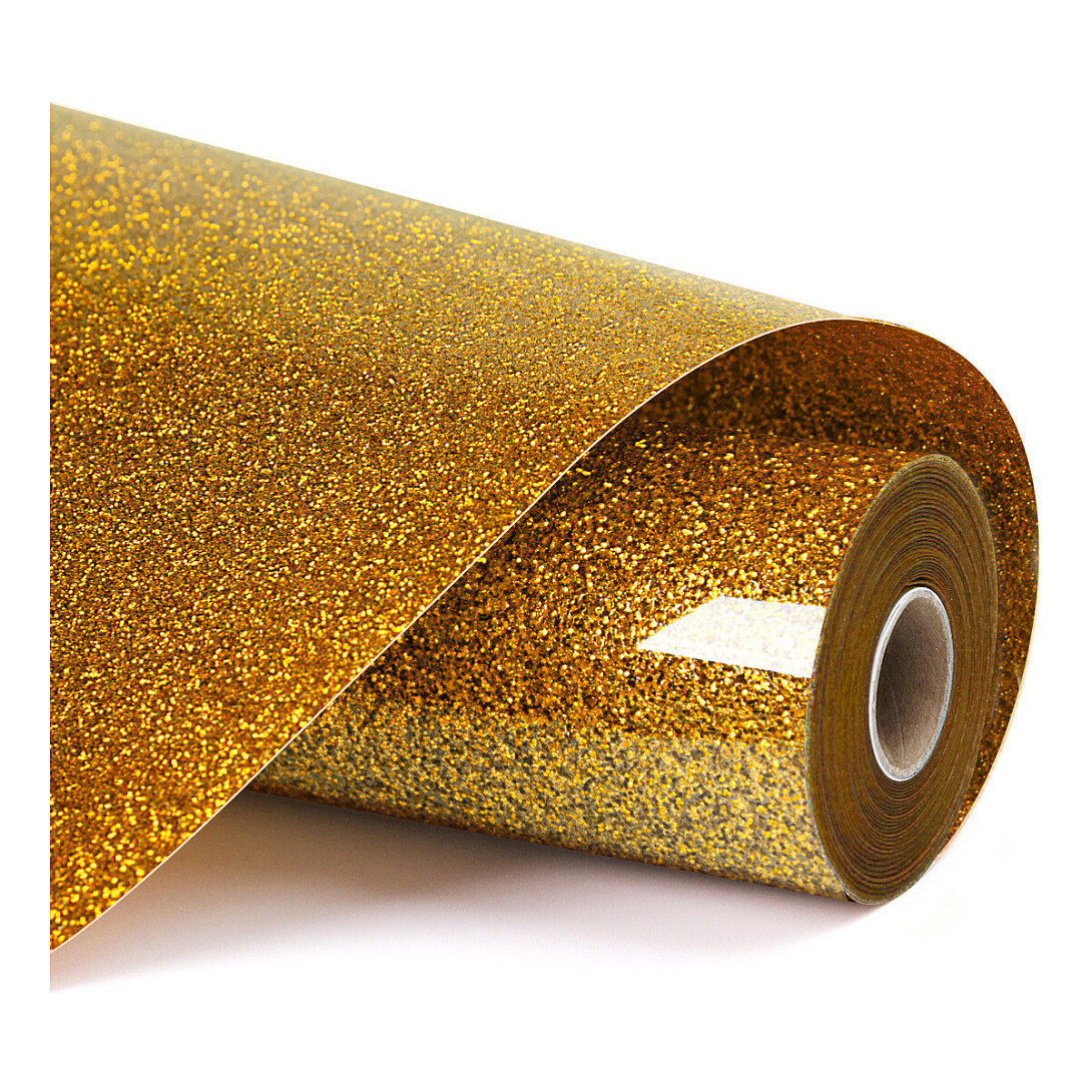 LOKLiK Plotterfolie Glitzer - Golden - 30,5 x 90 cm