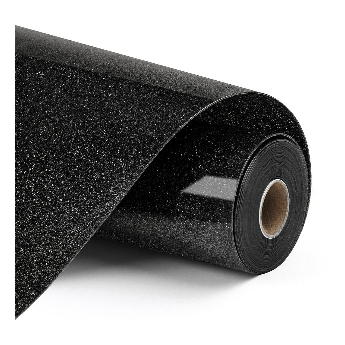 LOKLiK Plotterfolie Glitzer - Schwarz - 30,5 x 90 cm