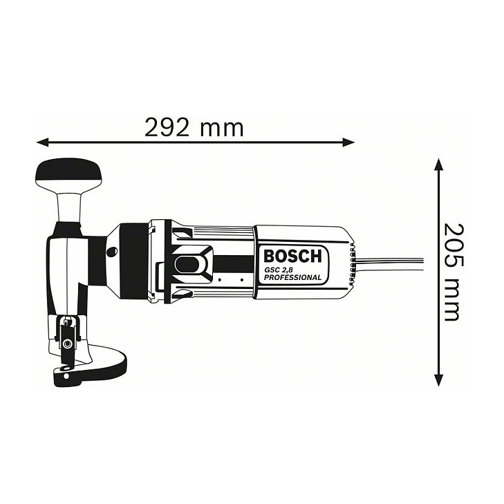 Bosch 0 601 506 103 power shear/nibbler