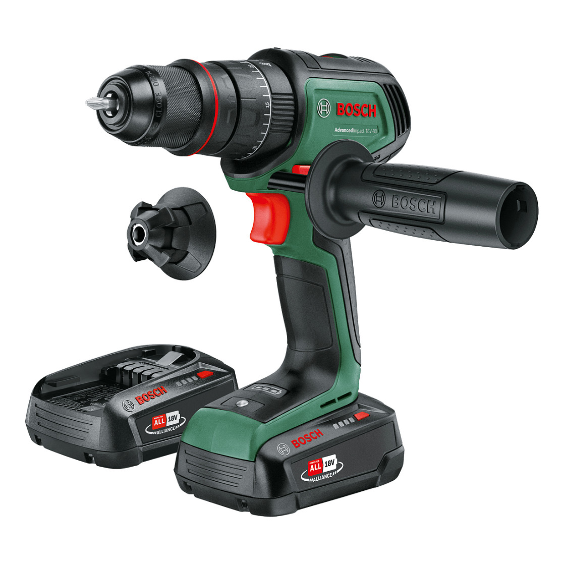 Bosch AdvancedImpact 18V-80 QuickSnap Werkzeuge