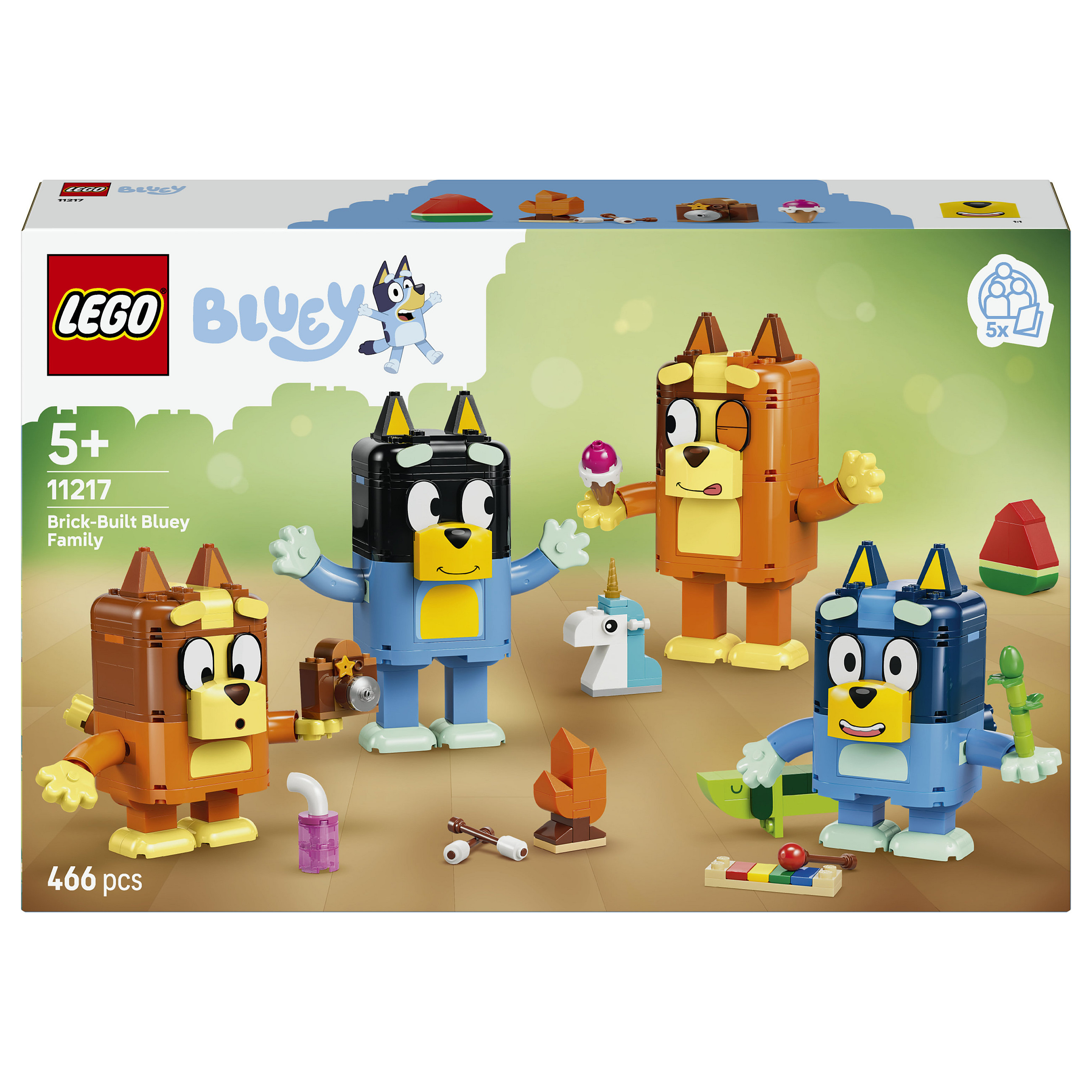 LEGO Blueys Familie aus Steinen Spielwaren