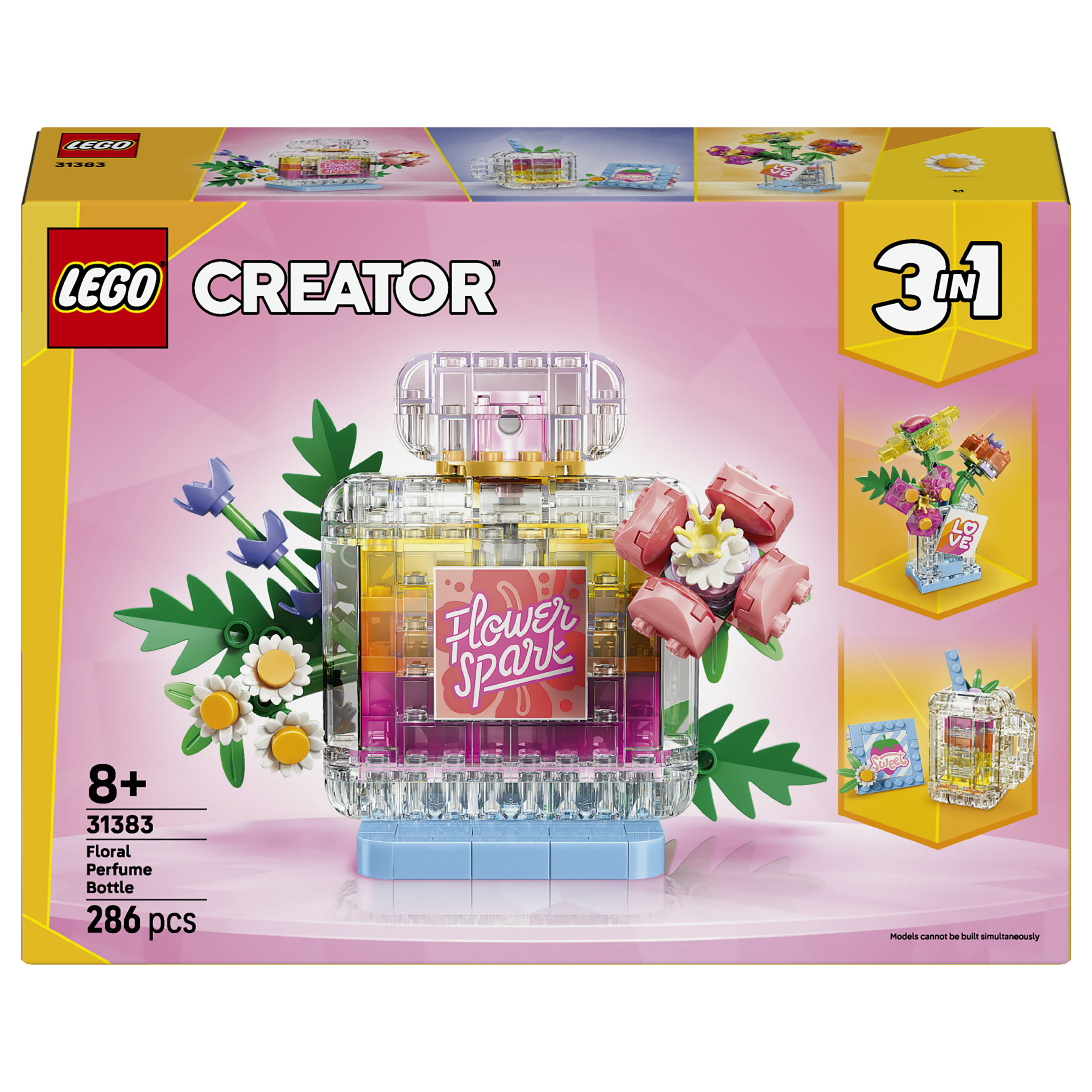 LEGO Creator Parfümflasche mit Blumendeko Spielwaren