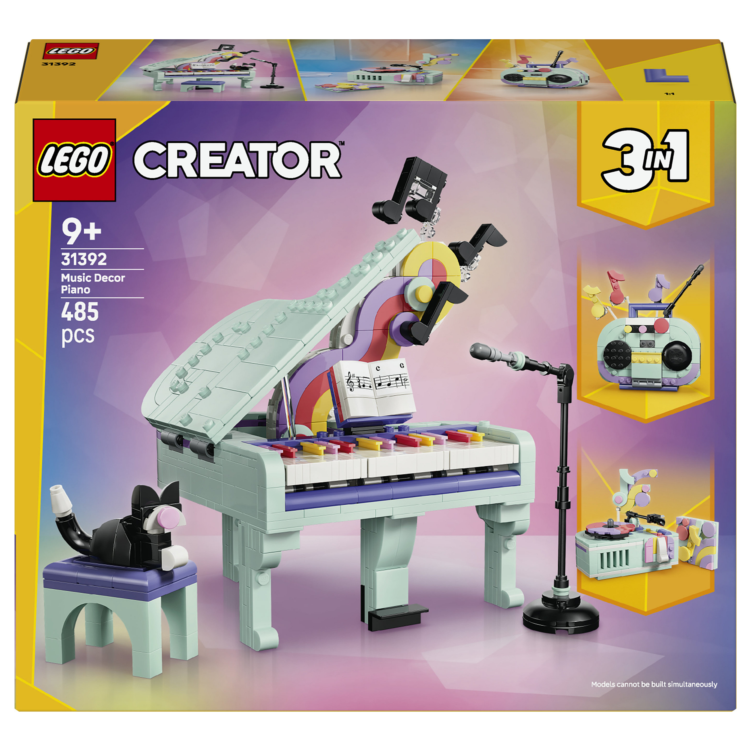 LEGO Creator Deko-Klavier mit Katze Spielwaren