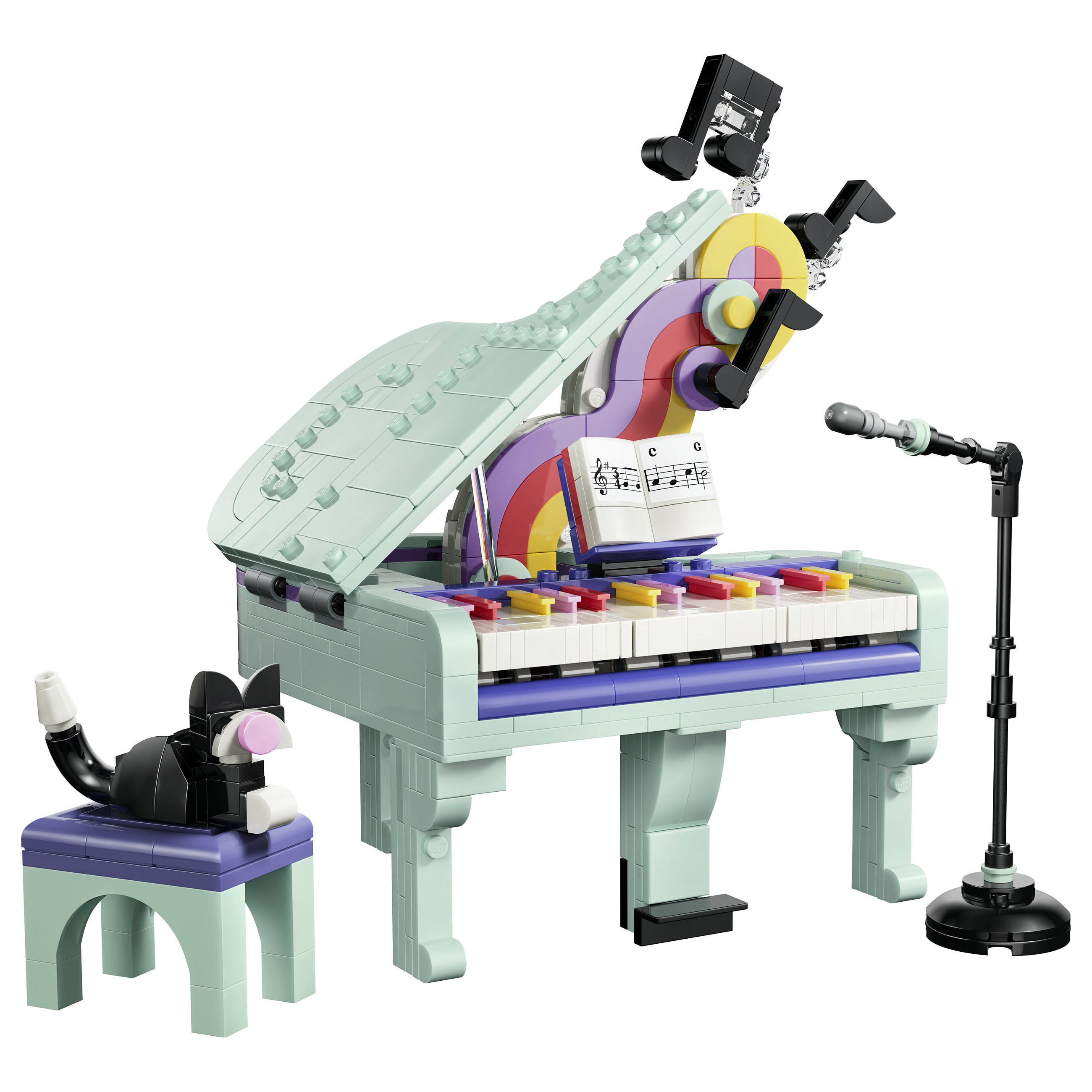 LEGO Creator Deko-Klavier mit Katze