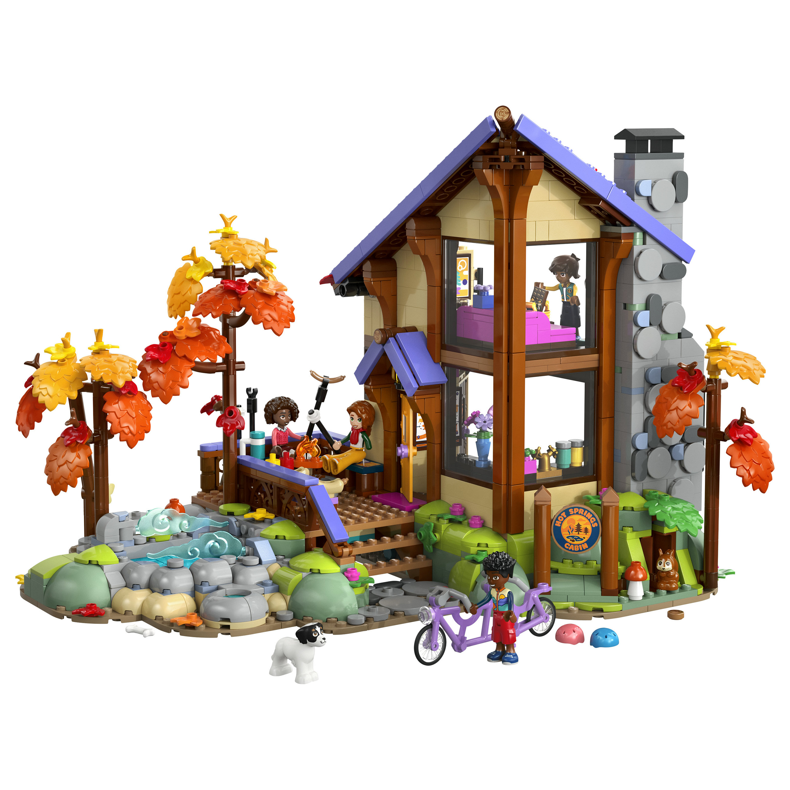 LEGO Friends Gemütliche Hütte im Herbstwald