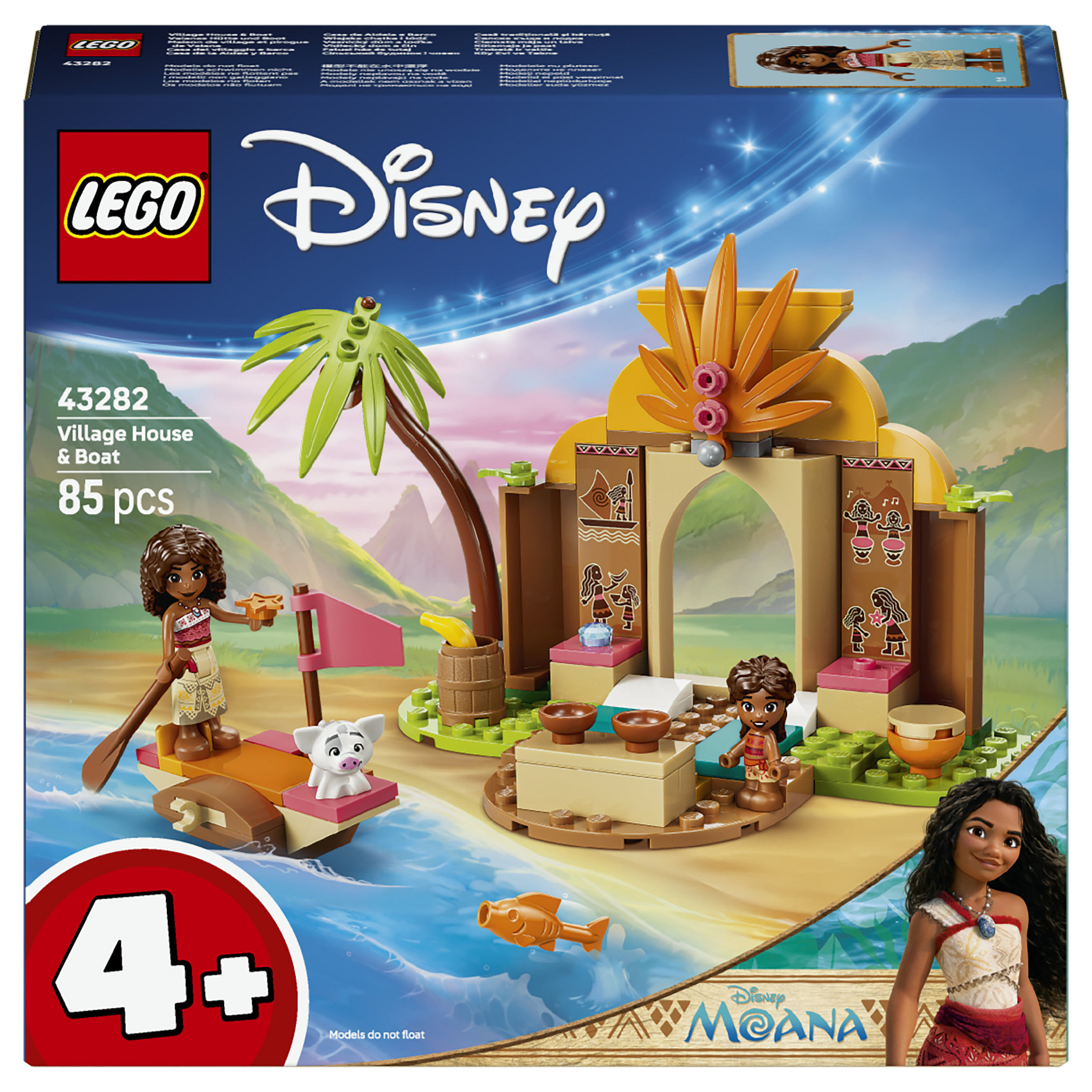 43282 LEGO 43282 D.P. Vaianas Htte und Boot (2.5.) Spielwaren