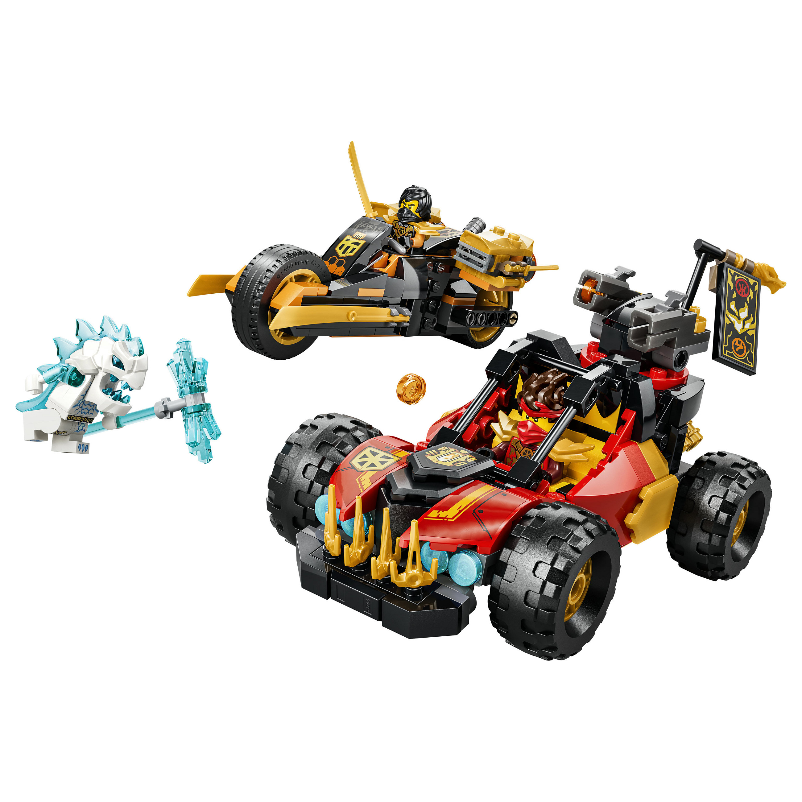 LEGO NINJAGO Kais und Coles Kombi-Flitzer