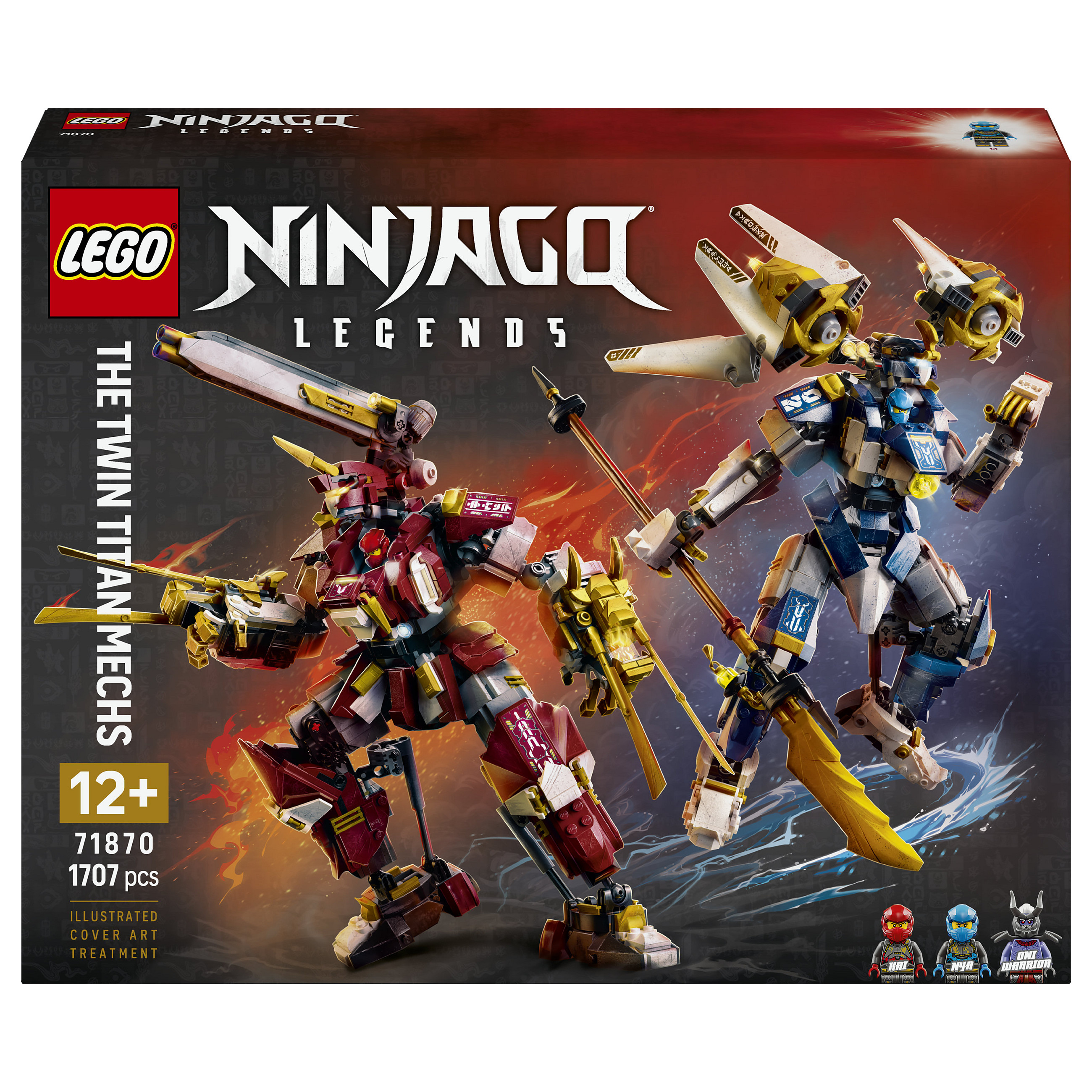 LEGO NINJAGO Die Zwillings-Titanmechs Spielwaren