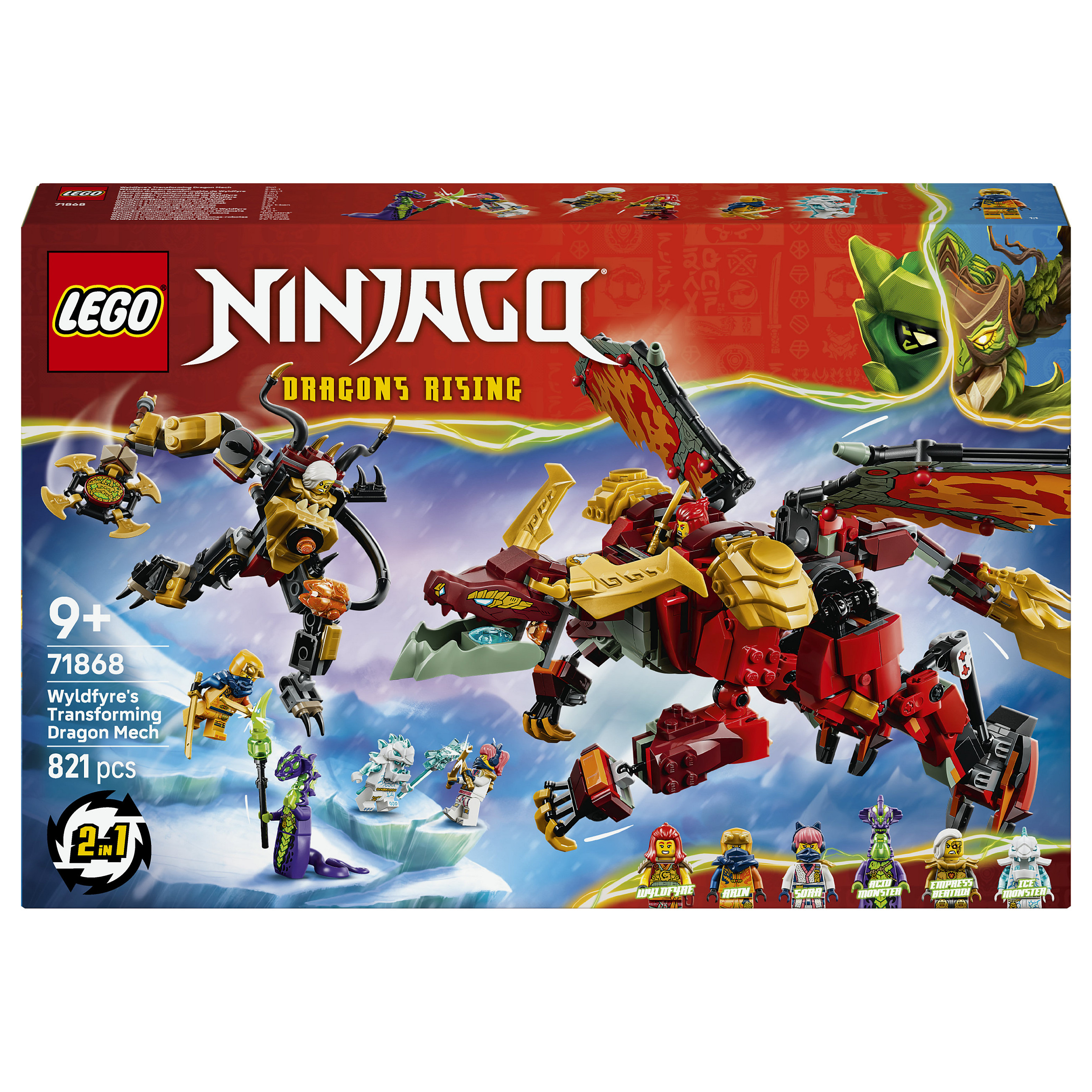 LEGO NINJAGO Wyldfyres Drachenmech Spielwaren