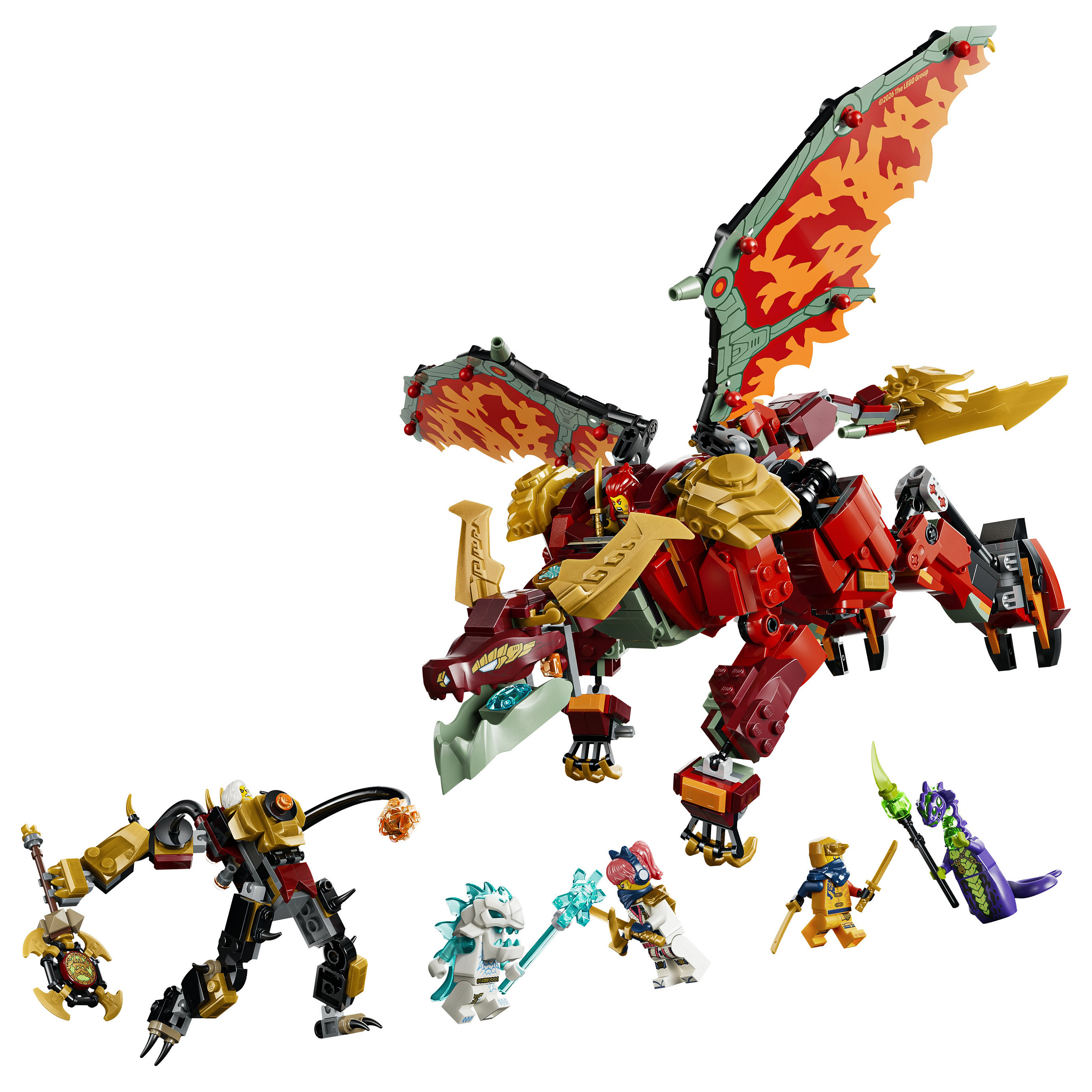 LEGO NINJAGO Wyldfyres Drachenmech
