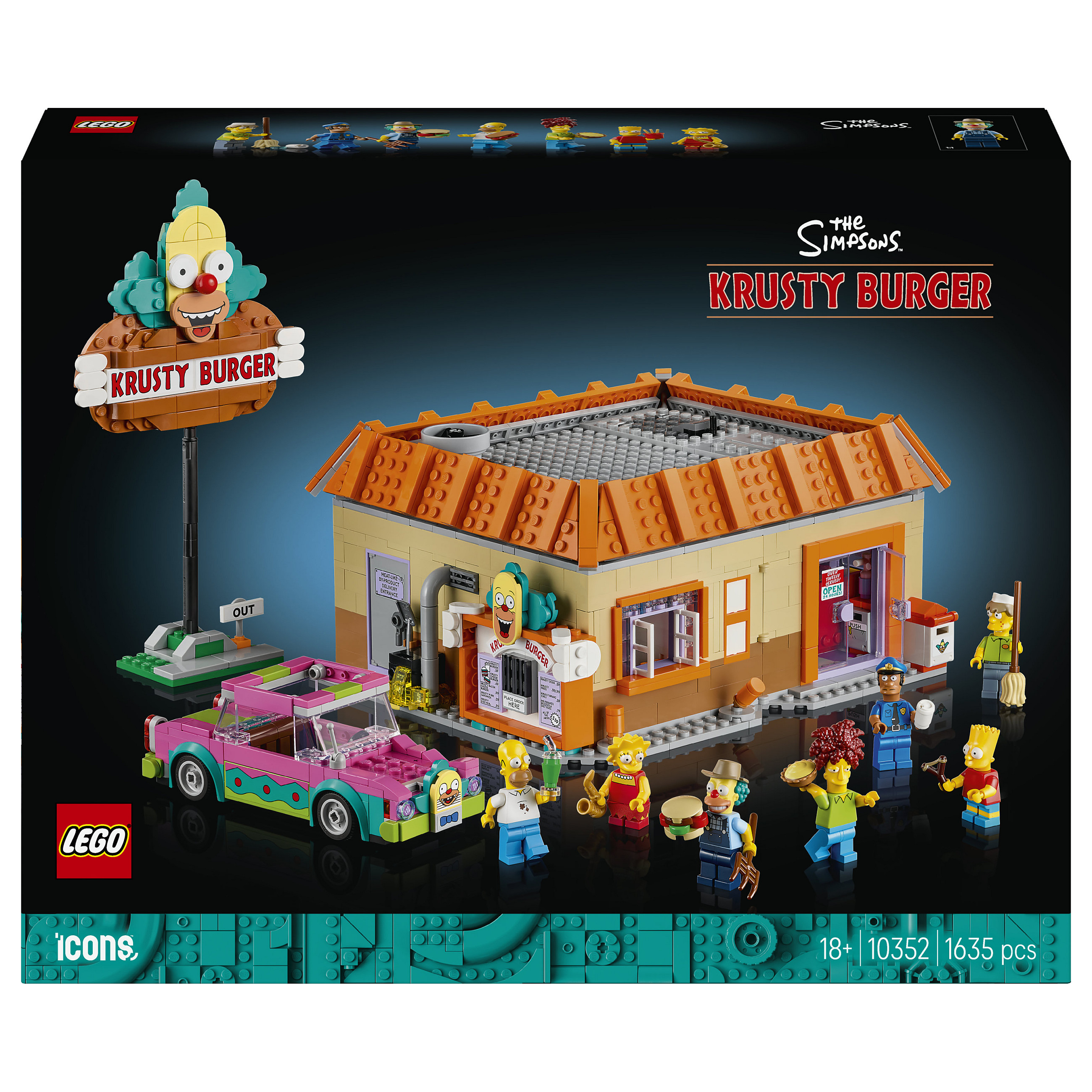 LEGO ICONS The Simpsons: Krusty Burger Spielwaren