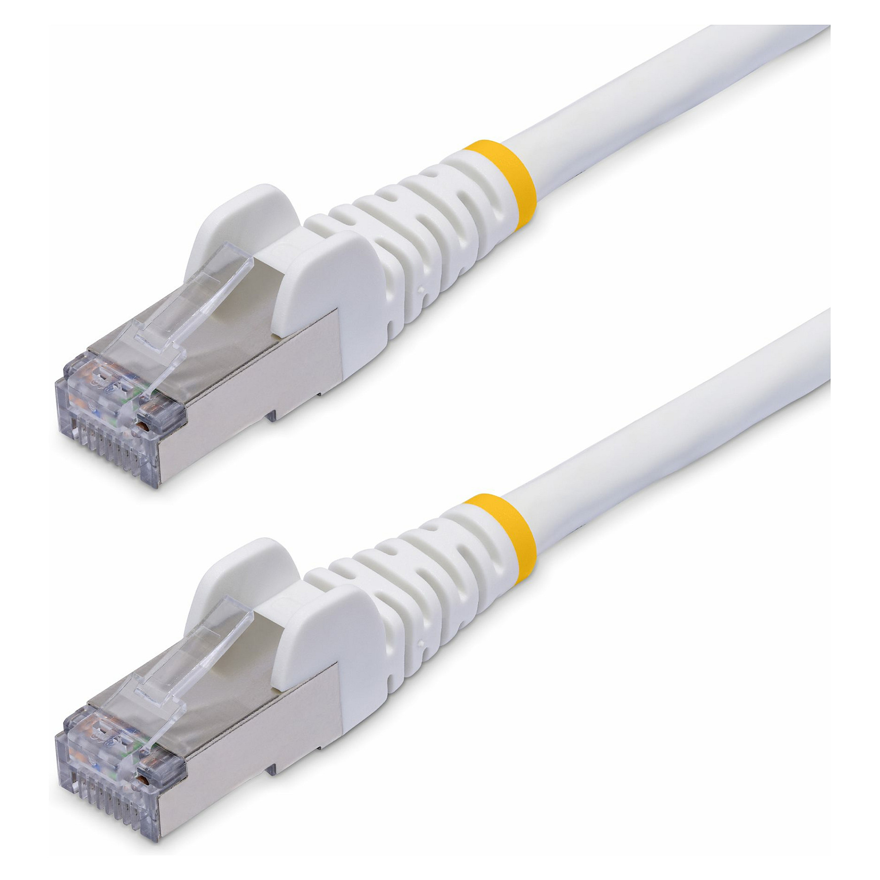 STARTECH.COM 1m Weisses CAT8 Netzwerkkabel Snagless RJ45 Patchkabel 25G/40G LAN Kabel 2000MHz 100W PoE++ S/FTP LSZH