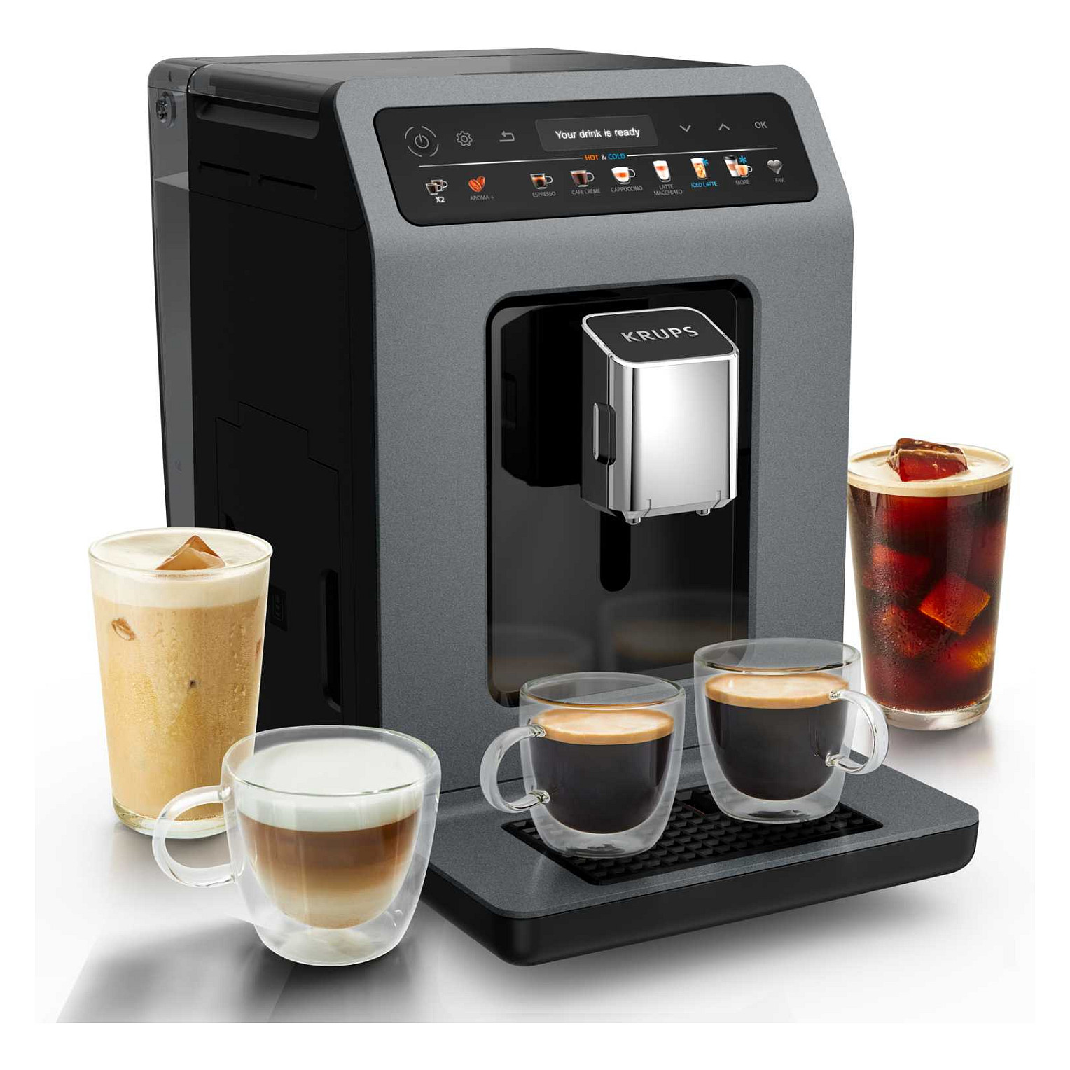 Krups Evidence Hot & Cold EA898GF0 coffee maker Haushaltskleingeräte