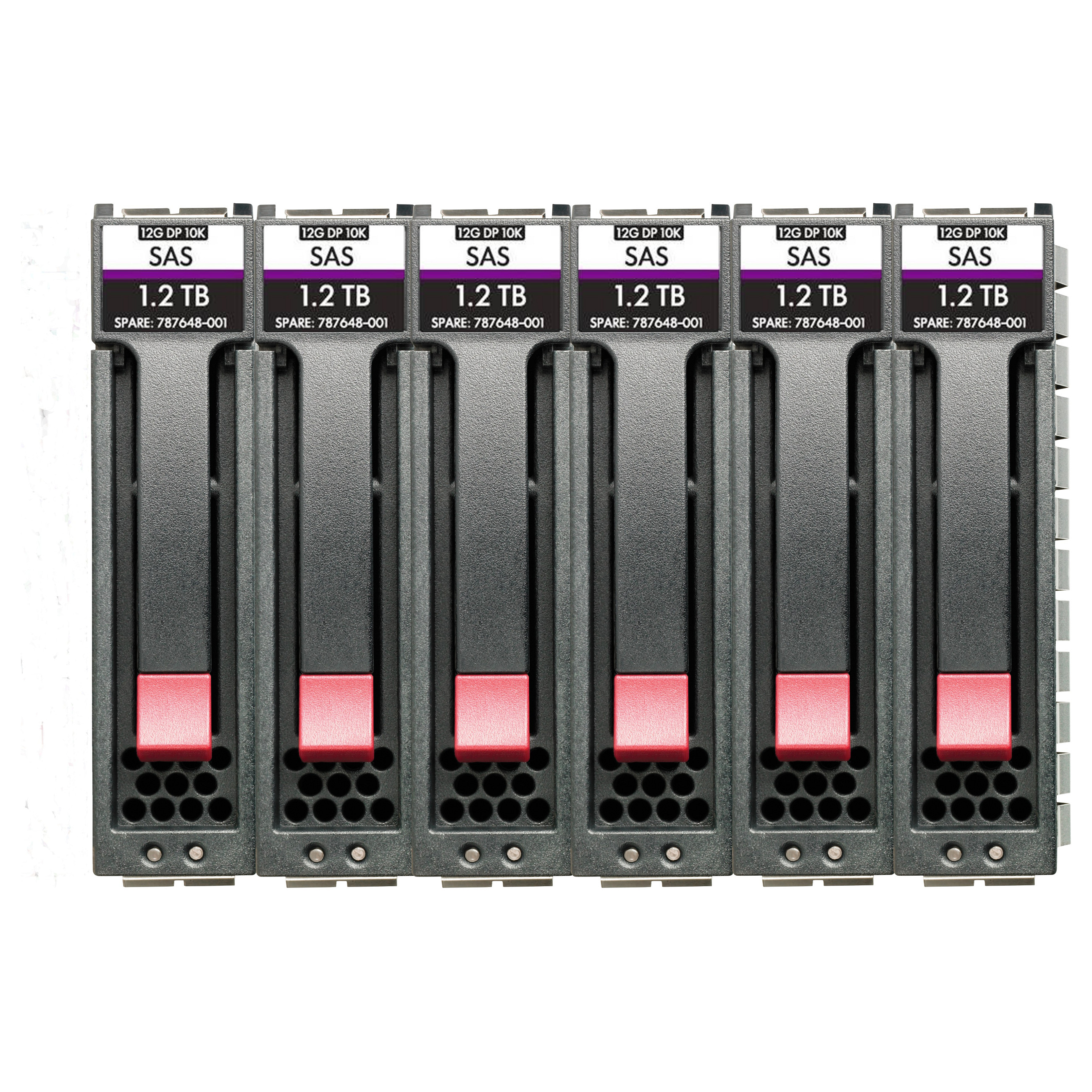 HPE MSA 7.2TB SAS 12G Enterprise 10K SFF (2.5in) M2 3yr Wty 6-pack HDD Bundle internal hard drive NAS-Systeme