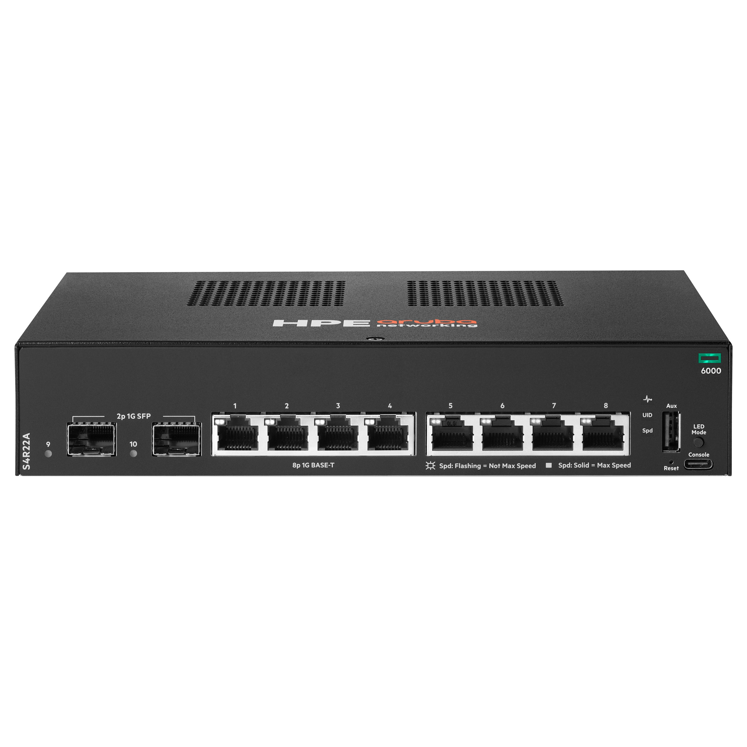 HPE Aruba Networking CX 6000 8p 10M/100M/1G 2p SFP 1G Switch