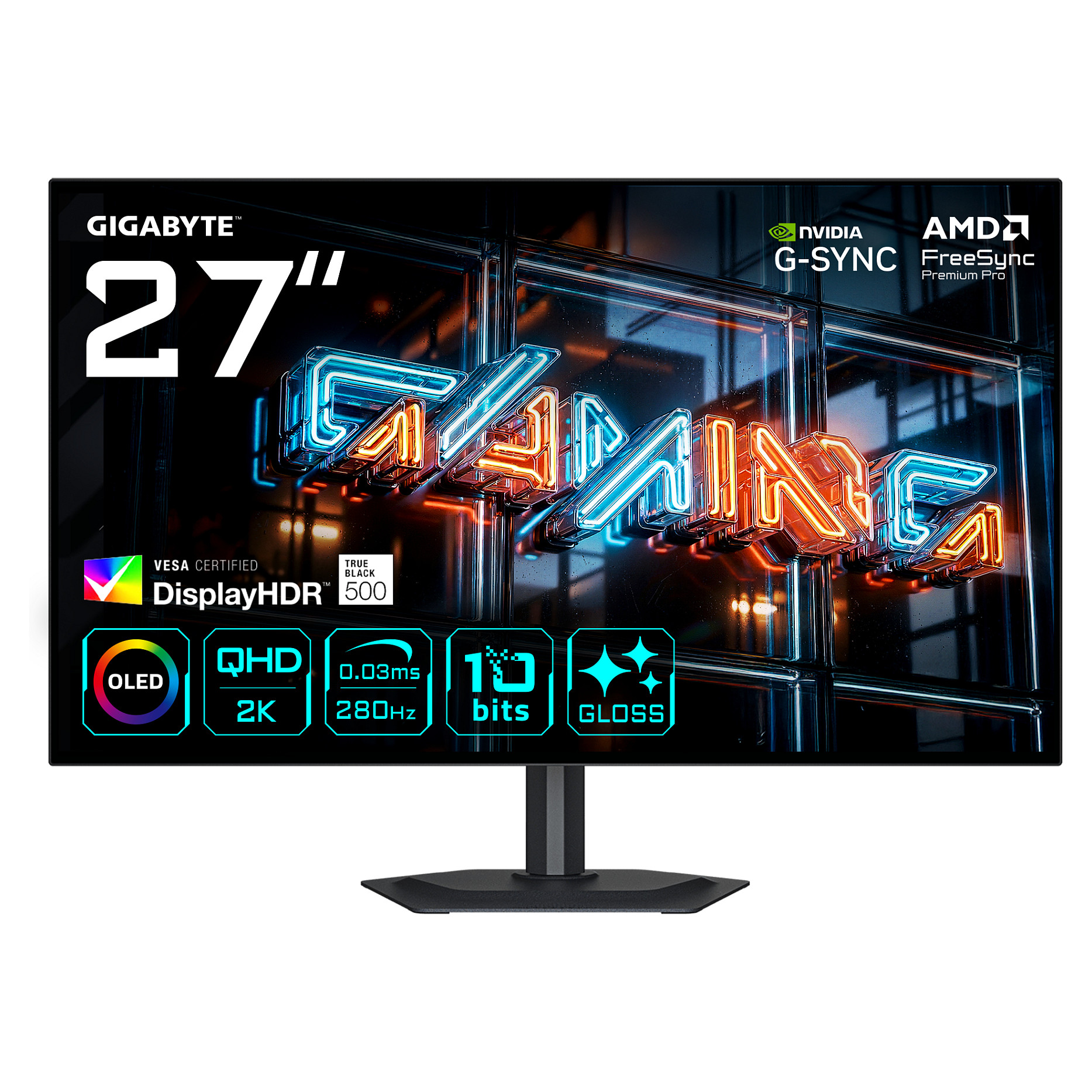 GIGABYTE MO27Q28GR computer monitor Monitore