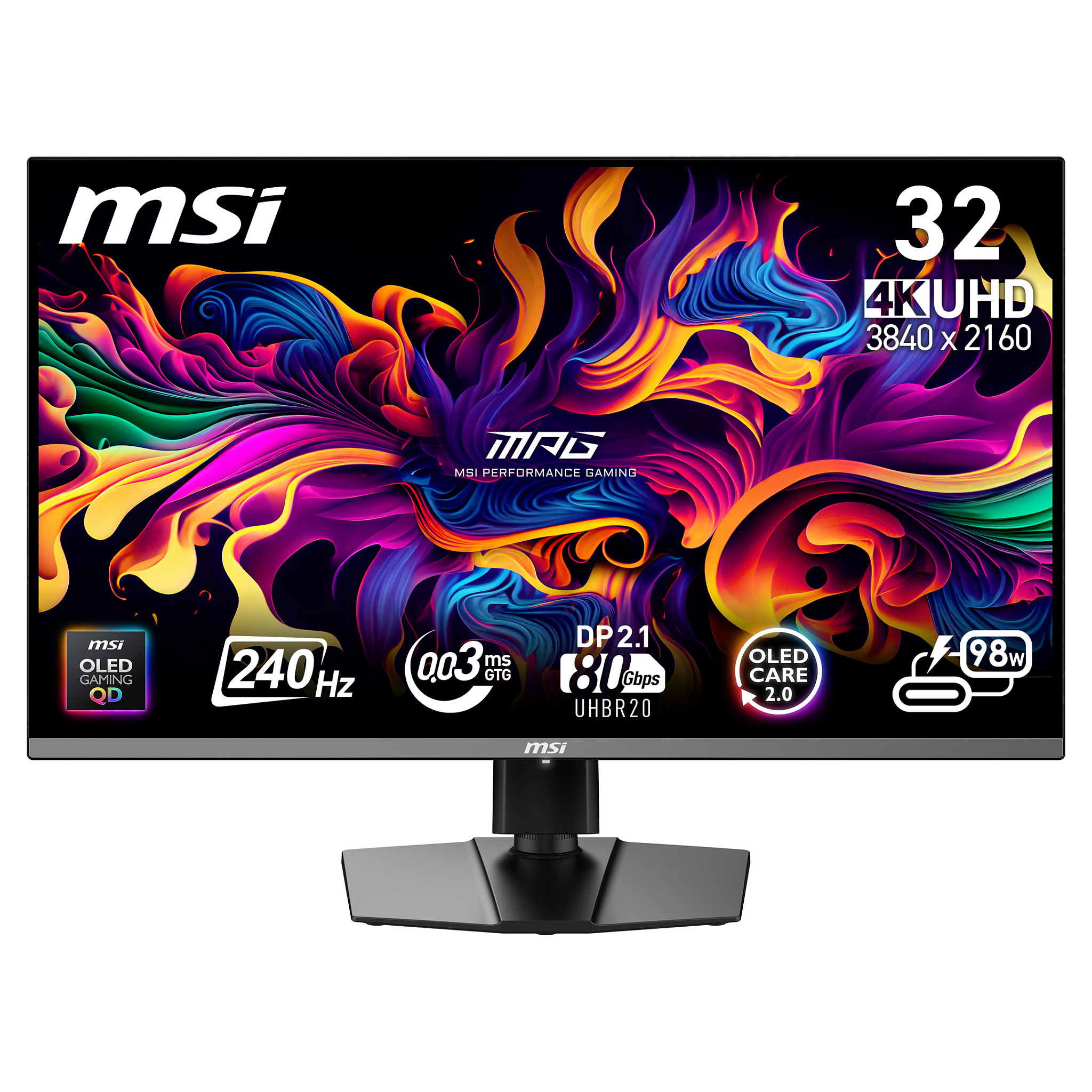MSI MPG 322URX QD-OLED computer monitor Monitore