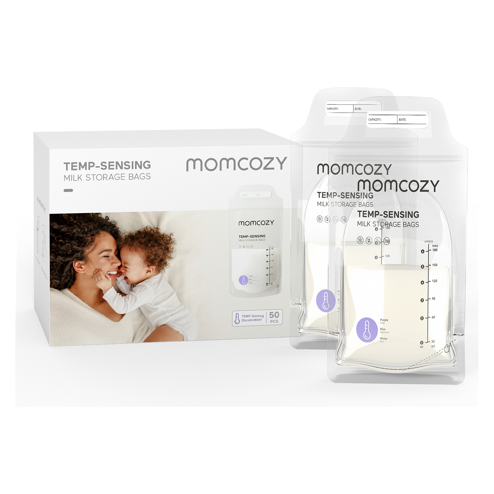 Momcozy Einweg Milch Aufbewahrungsbeutel 100stk