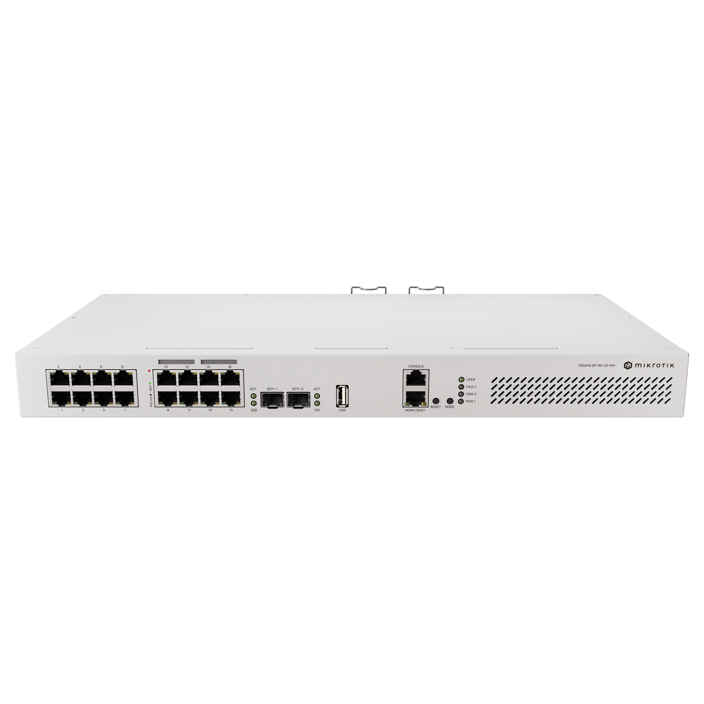 Mikrotik CRS418-8P-8G-2S+RM Cloud Router/Sw